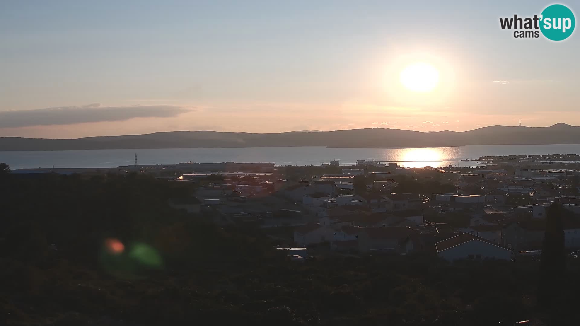 Panorama de la Webcam del Puerto Gazenica de Zadar, Zadar, Croacia