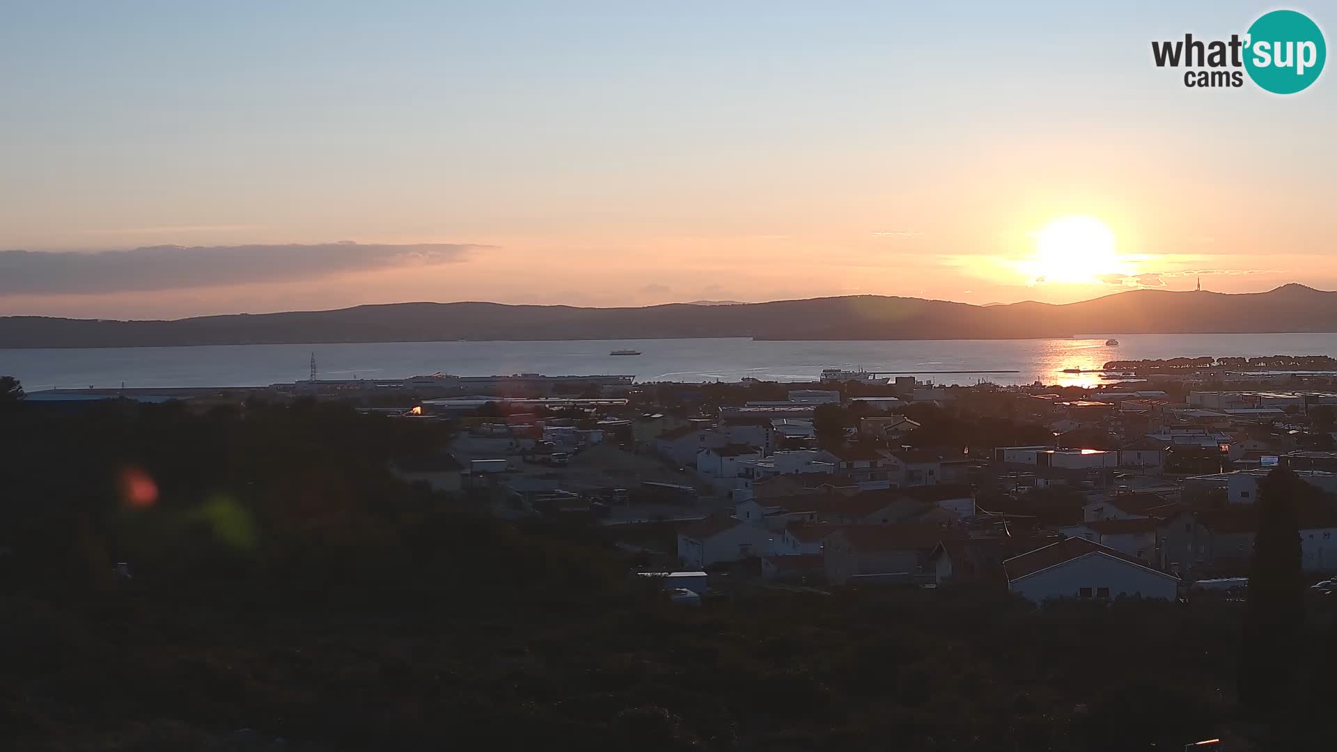 Zadar Port Gazenica Webcam Panorama, Zadar, Kroatien