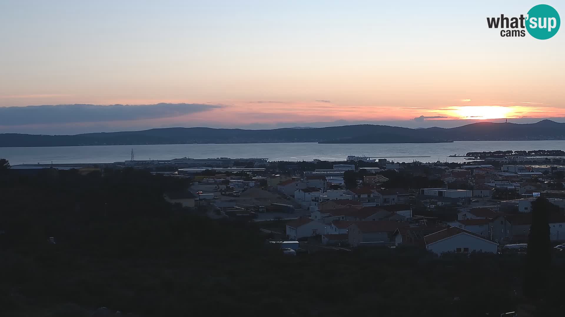 Panorama de la Webcam del Puerto Gazenica de Zadar, Zadar, Croacia