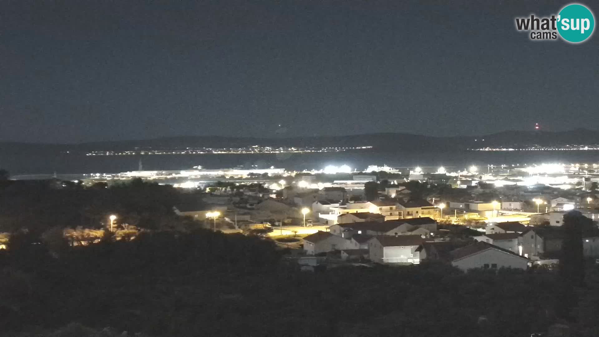 Panorama de la Webcam del Puerto Gazenica de Zadar, Zadar, Croacia