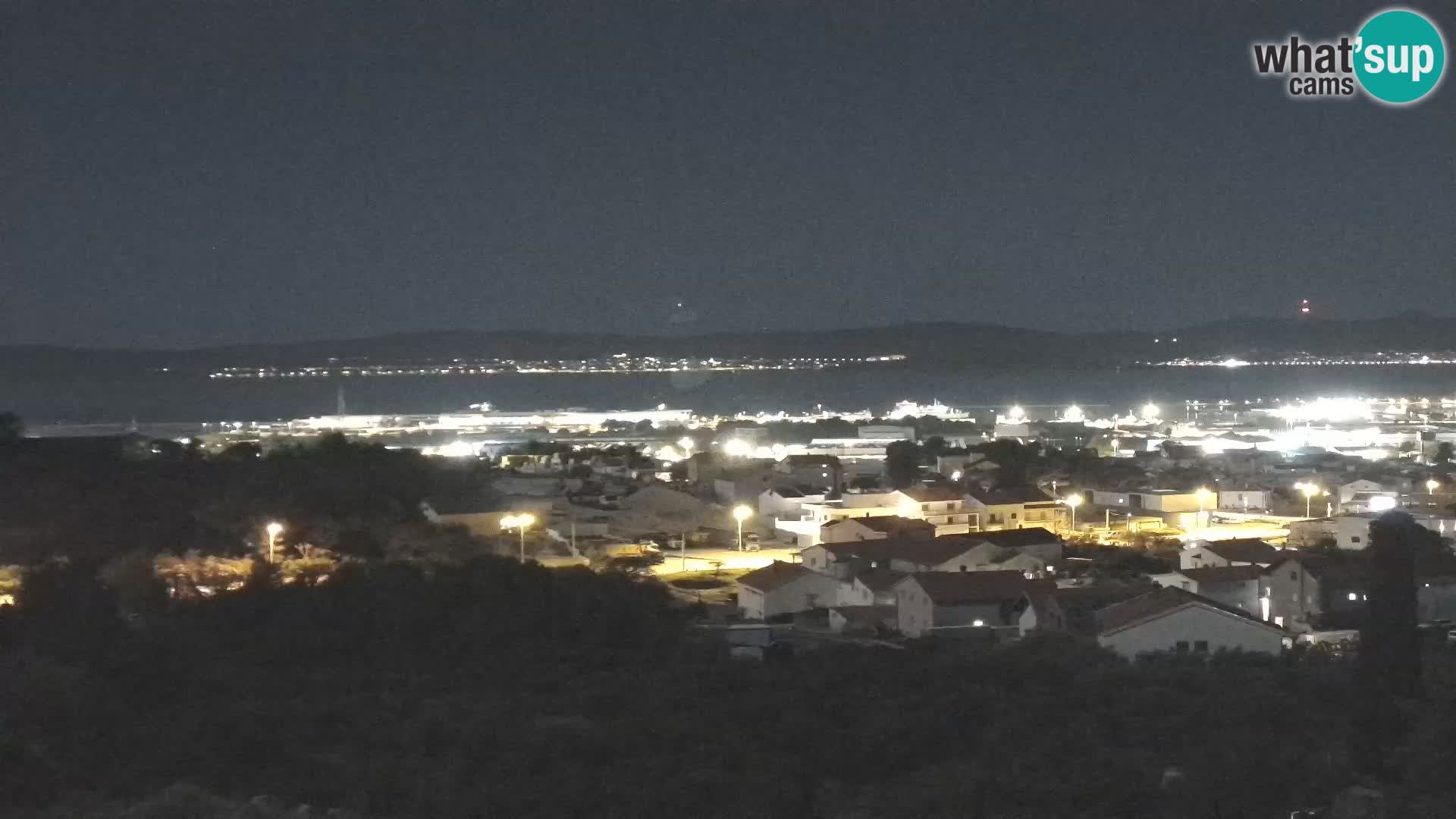 Panorama de la Webcam del Puerto Gazenica de Zadar, Zadar, Croacia