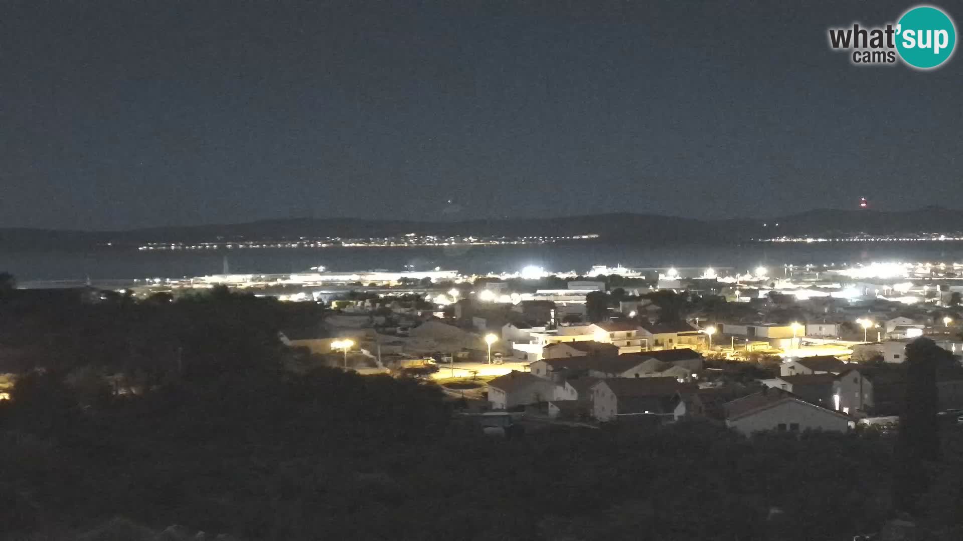 Zadar Pristanišče Gazenica s panoramsko spletno kamero, Zadar, Hrvaška