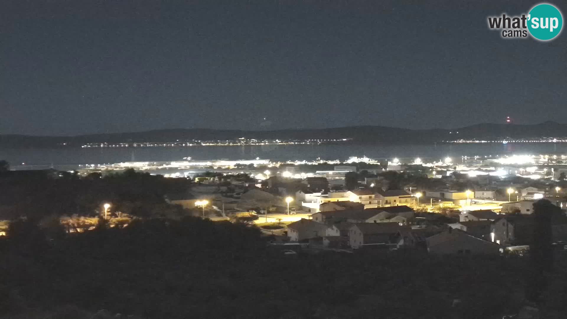 Panorama de la Webcam del Puerto Gazenica de Zadar, Zadar, Croacia