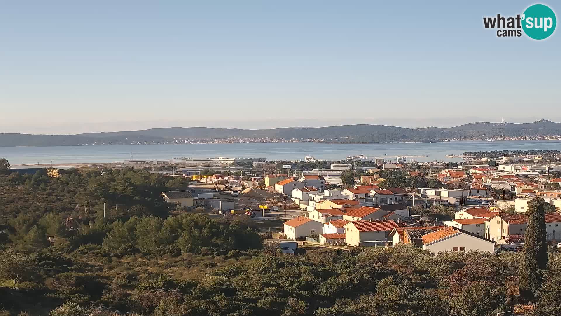 Zadar Port Gazenica Webcam Panorama, Zadar, Kroatien