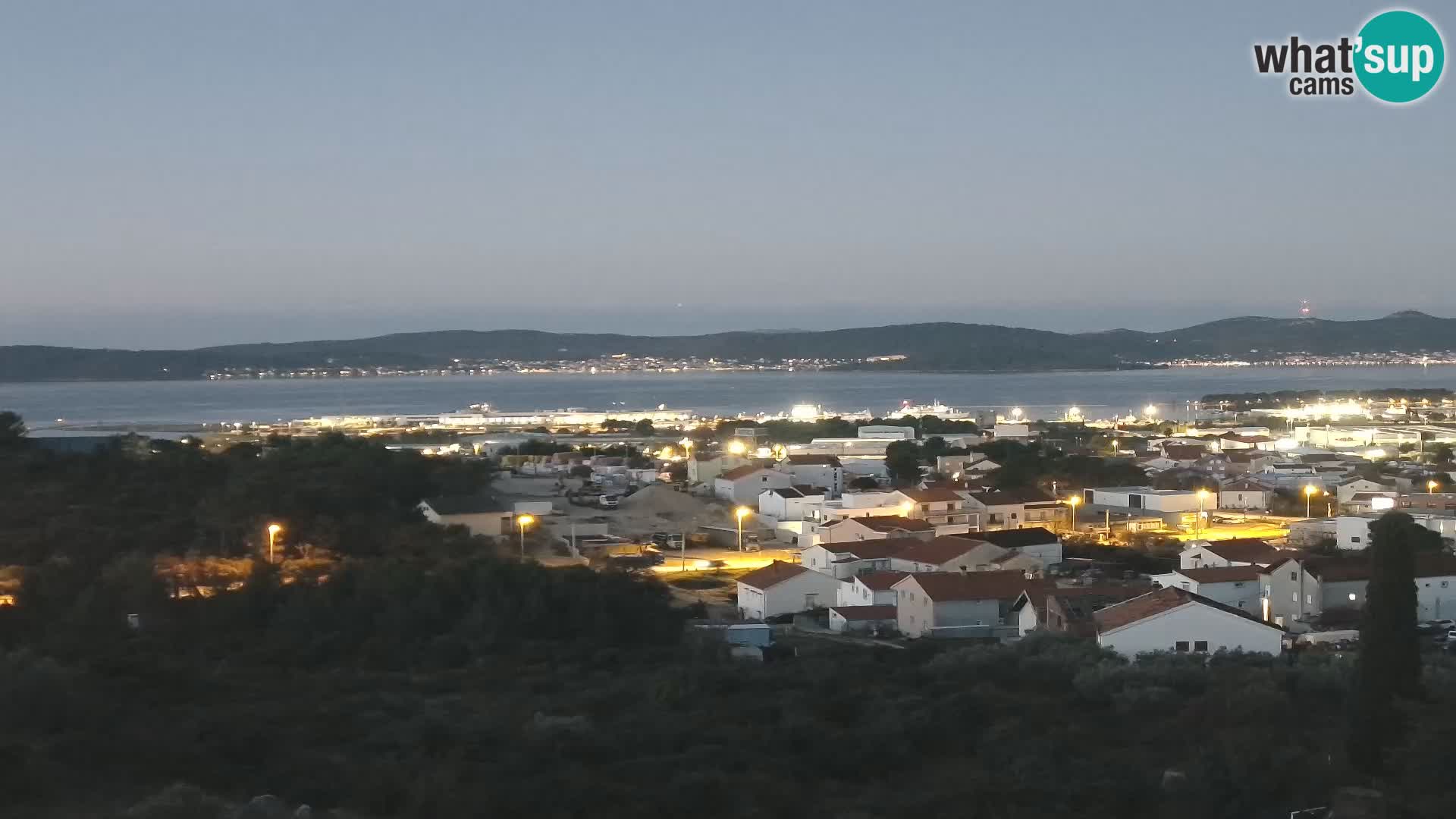 Panoramska web kamera Luke Gaženica u Zadru, Hrvatska