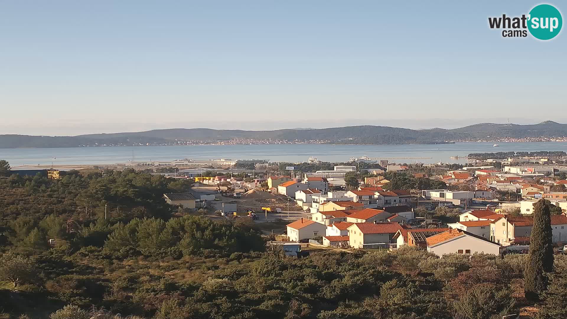 Zadar Pristanišče Gazenica s panoramsko spletno kamero, Zadar, Hrvaška