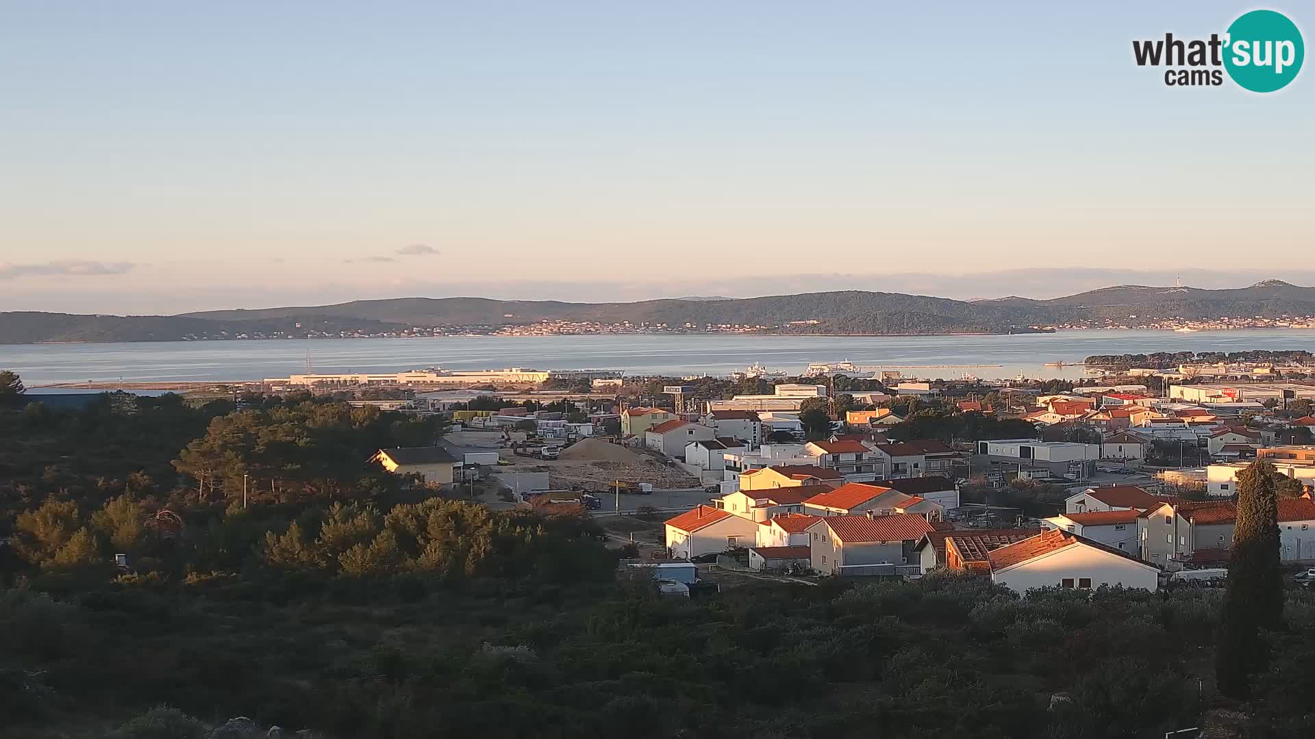 Panorama de la Webcam del Puerto Gazenica de Zadar, Zadar, Croacia
