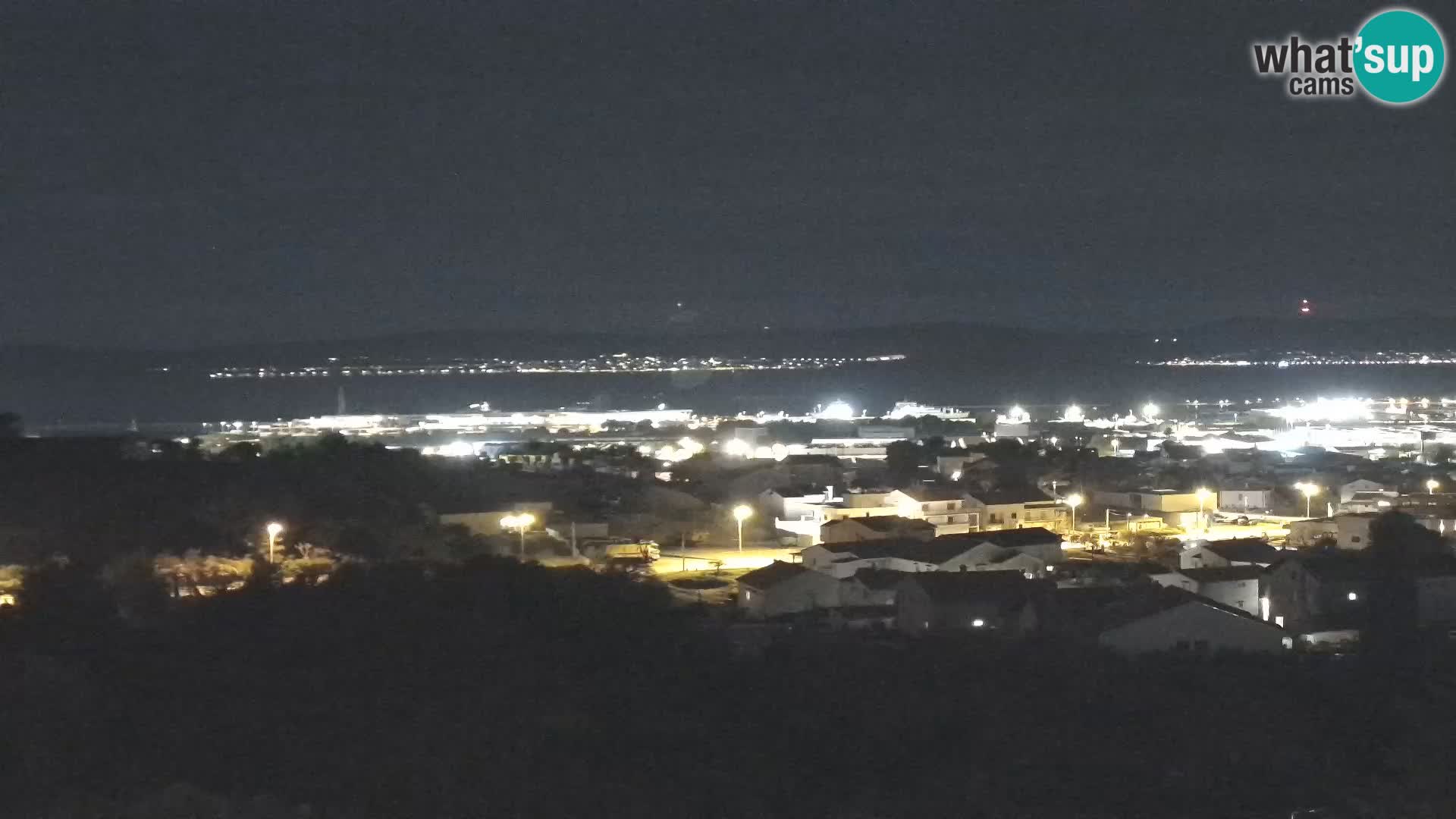 Panorama de la Webcam del Puerto Gazenica de Zadar, Zadar, Croacia