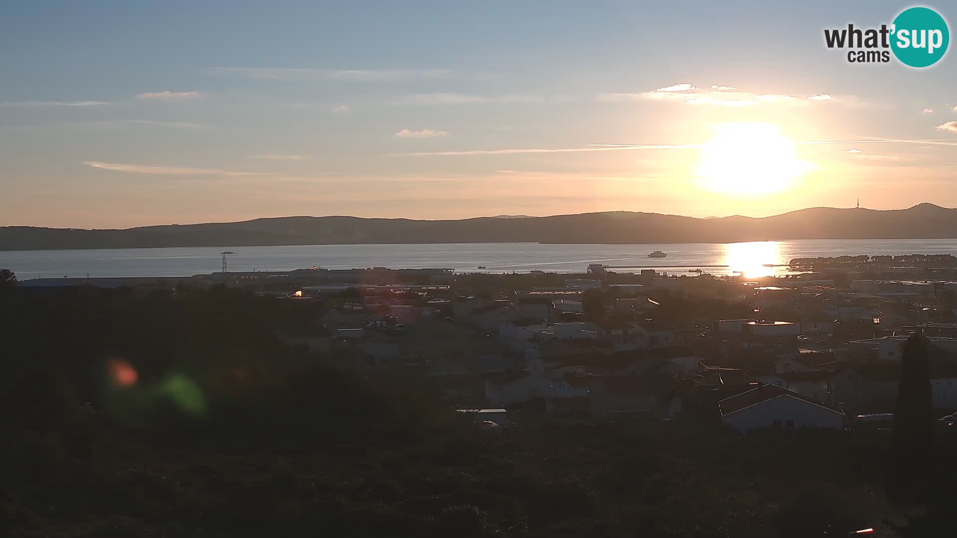 Panorama de la Webcam del Puerto Gazenica de Zadar, Zadar, Croacia