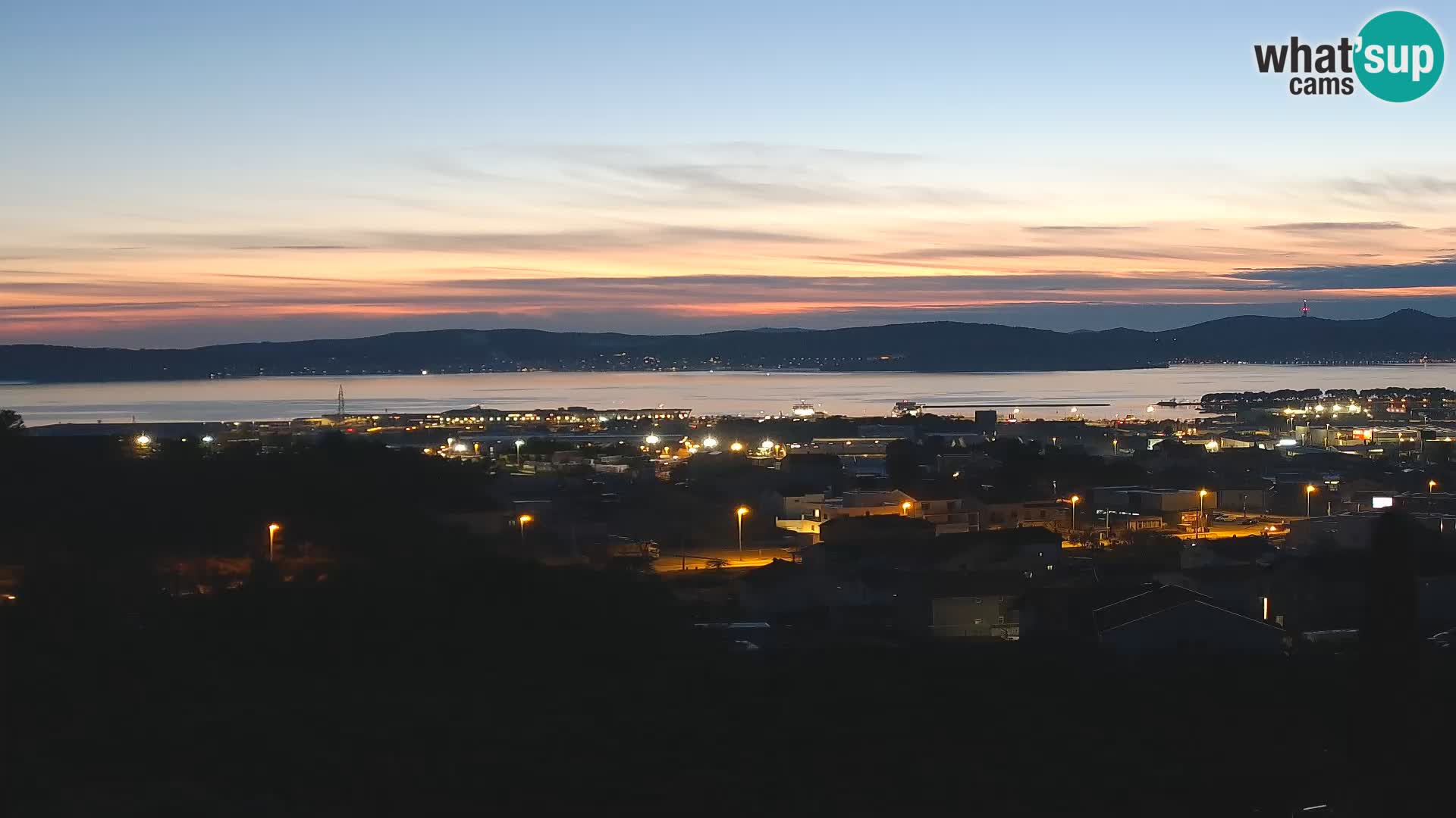 Panorama de la Webcam del Puerto Gazenica de Zadar, Zadar, Croacia