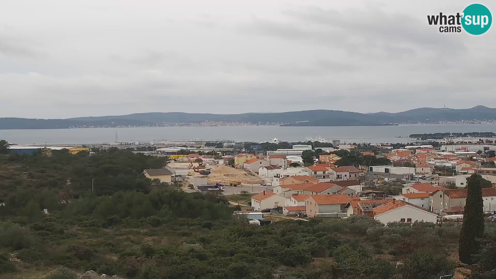 Zadar Pristanišče Gazenica s panoramsko spletno kamero, Zadar, Hrvaška