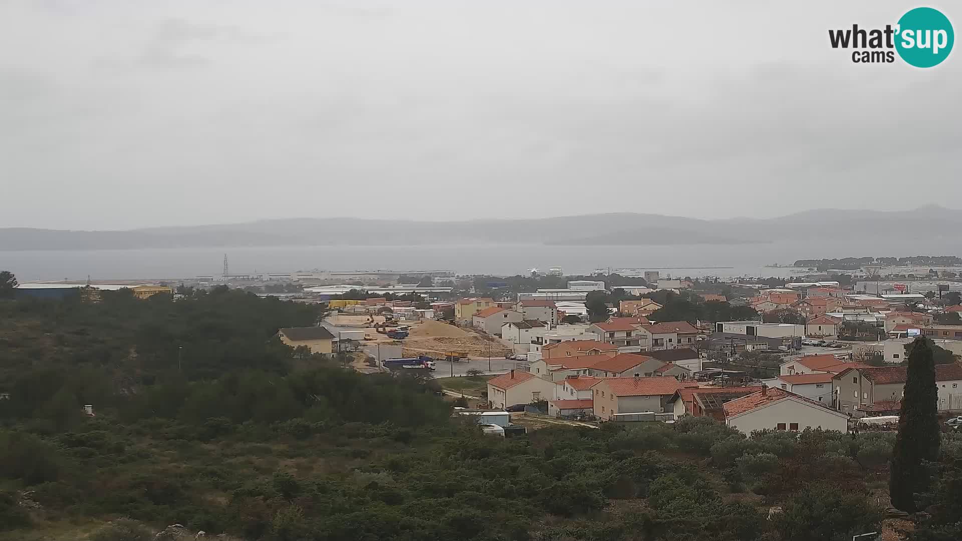 Panorama de la Webcam del Puerto Gazenica de Zadar, Zadar, Croacia