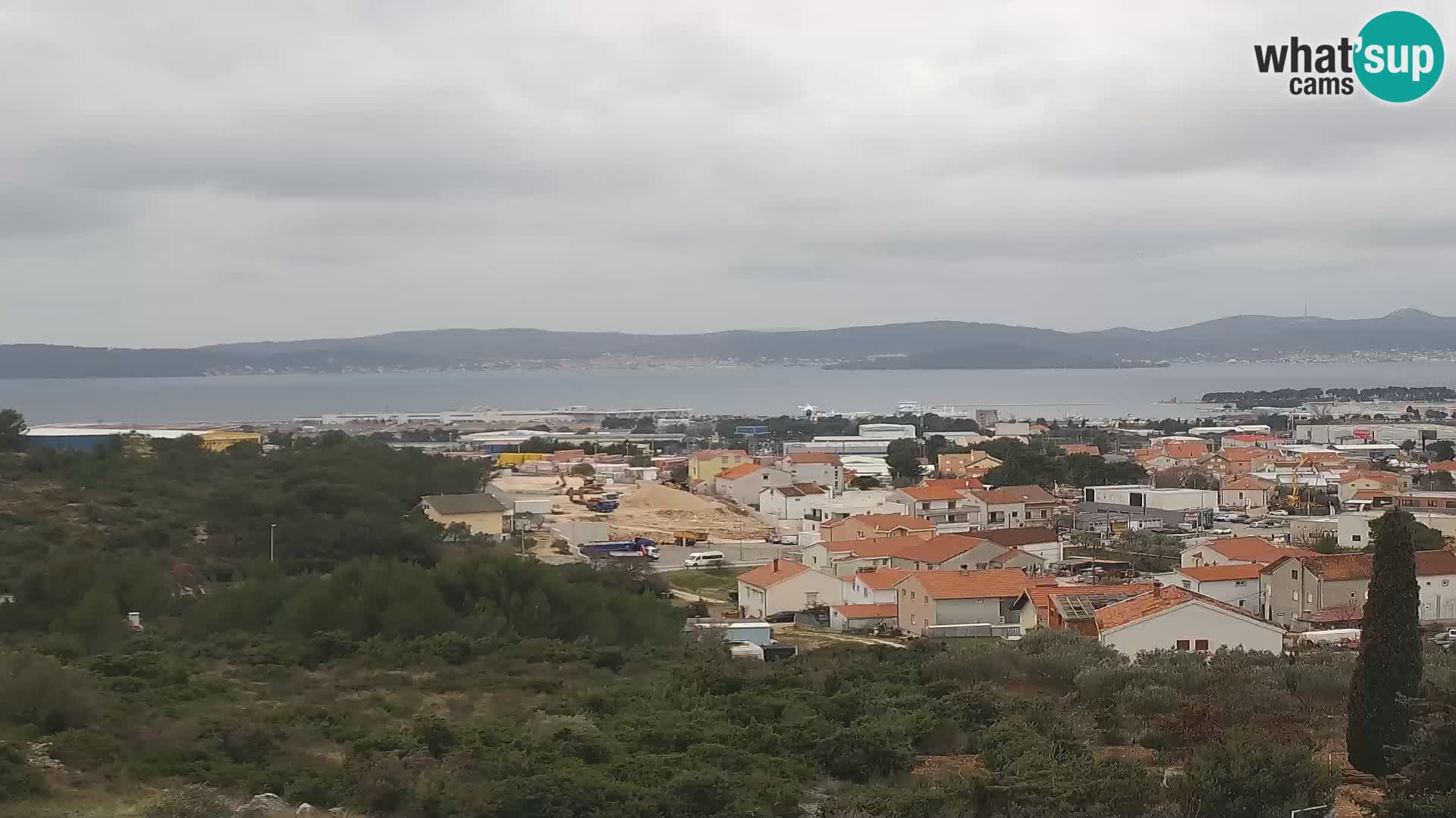Zadar Pristanišče Gazenica s panoramsko spletno kamero, Zadar, Hrvaška