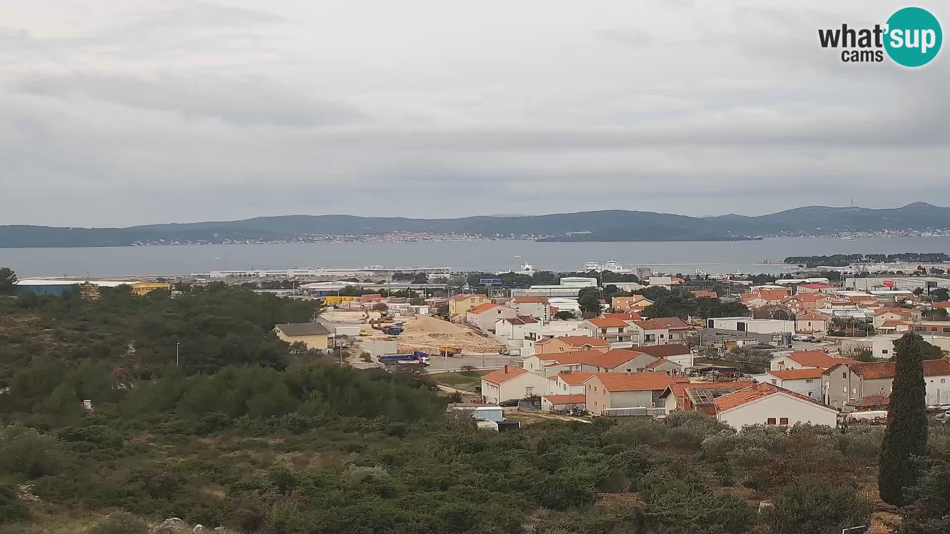 Zadar Port Gazenica Webcam Panorama, Zadar, Croatie