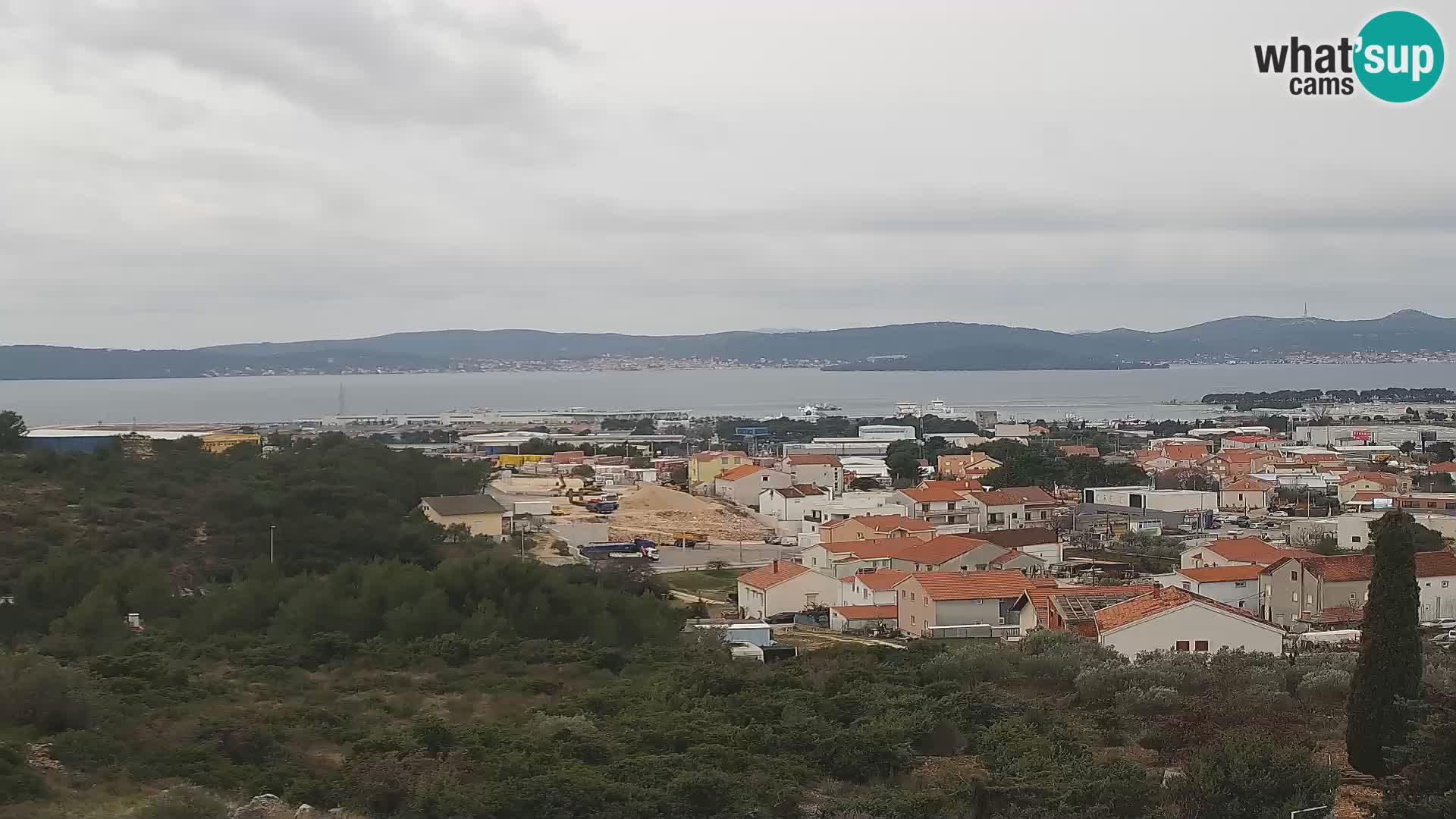 Zadar Port Gazenica Webcam Panorama, Zadar, Kroatien