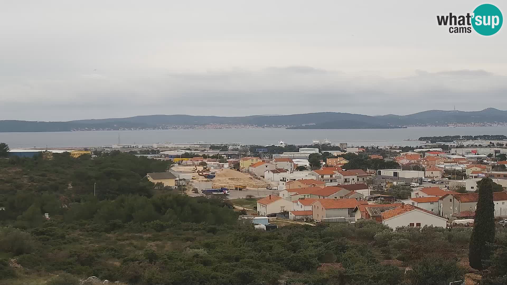 Zadar Port Gazenica Webcam Panorama, Zadar, Kroatien
