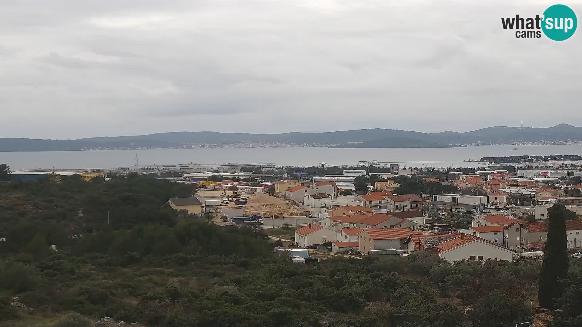 Panoramska web kamera Luke Gaženica u Zadru, Hrvatska