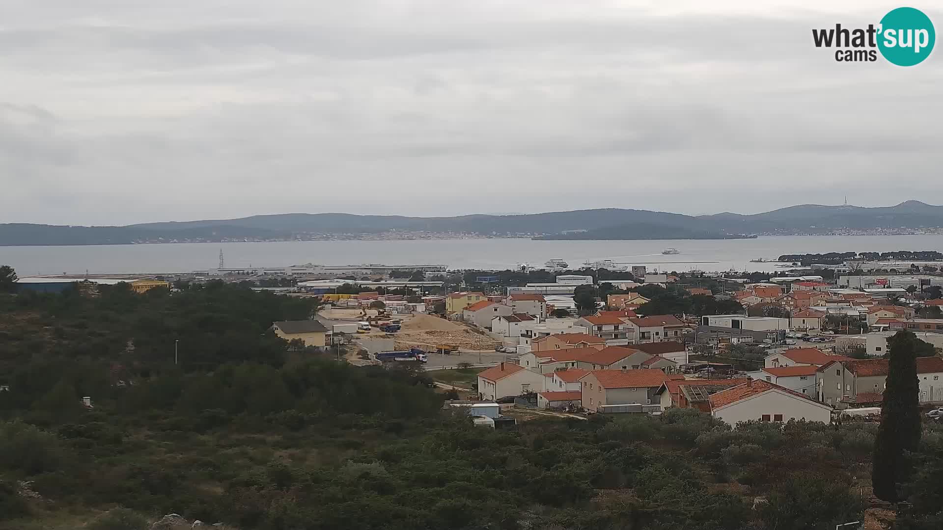 Zadar Port Gazenica Webcam Panorama, Zadar, Croatie