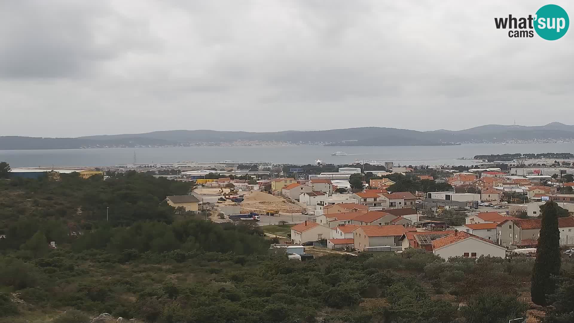 Zadar Port Gazenica Webcam Panorama, Zadar, Kroatien