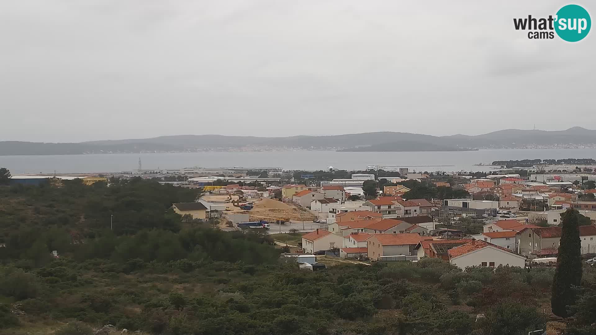 Zadar Port Gazenica Webcam Panorama, Zadar, Kroatien