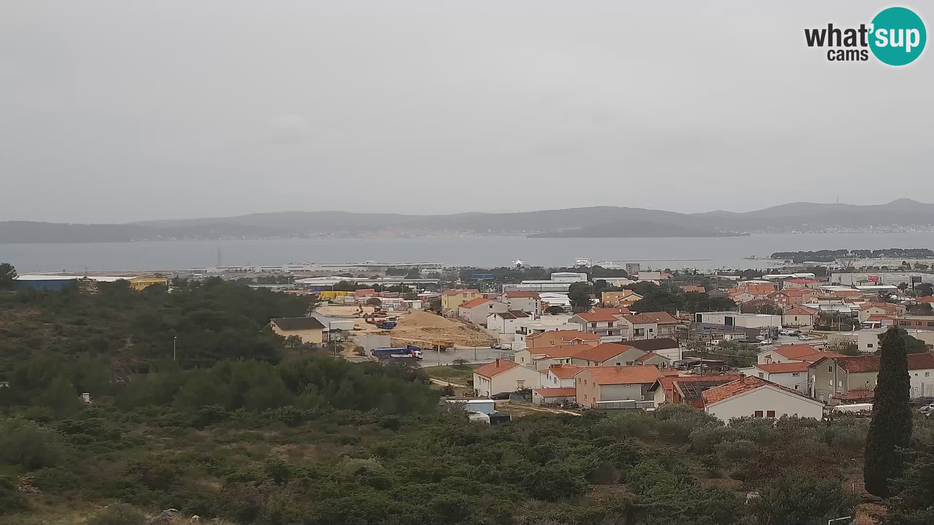 Panoramska web kamera Luke Gaženica u Zadru, Hrvatska