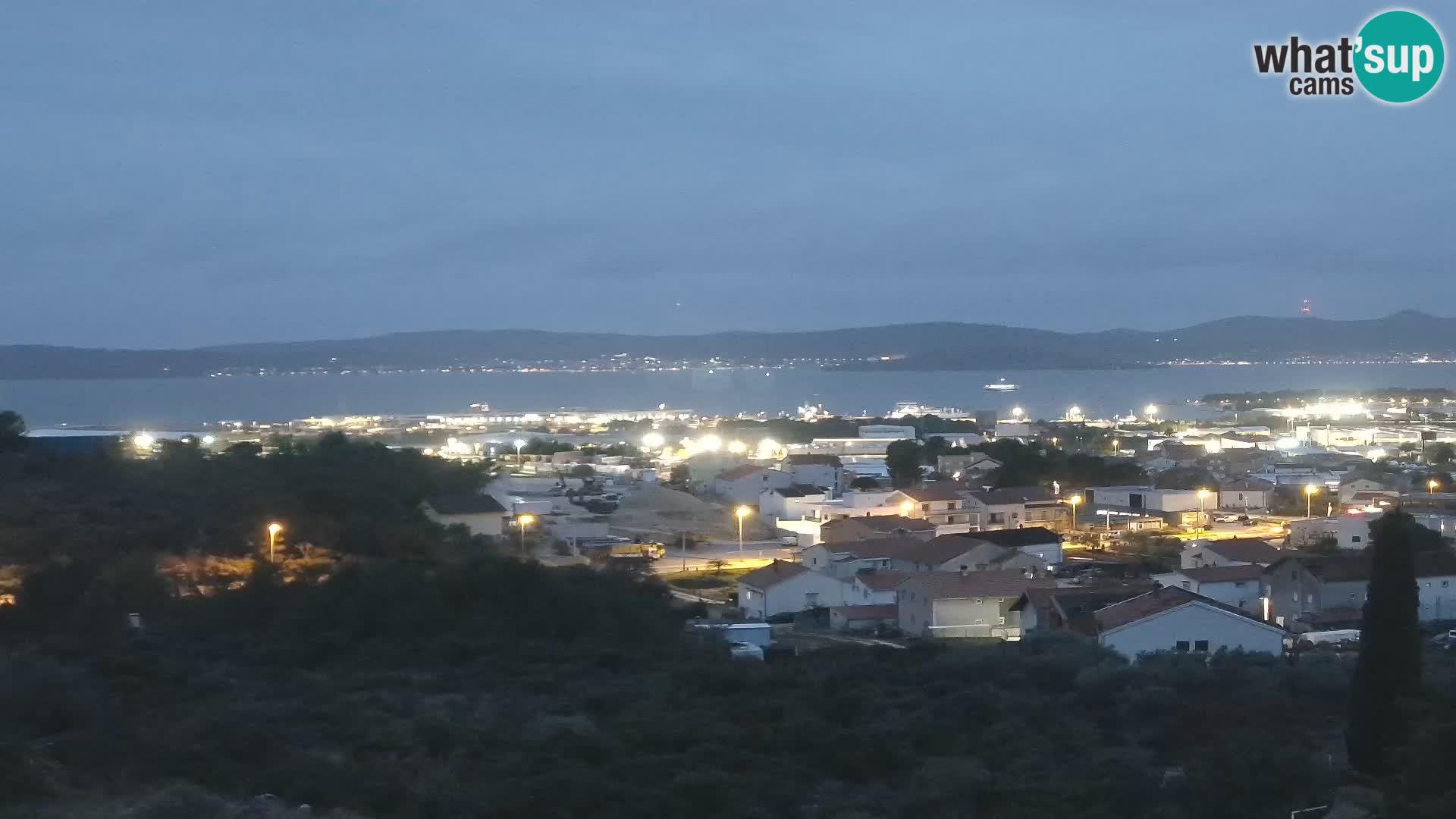 Zadar Pristanišče Gazenica s panoramsko spletno kamero, Zadar, Hrvaška