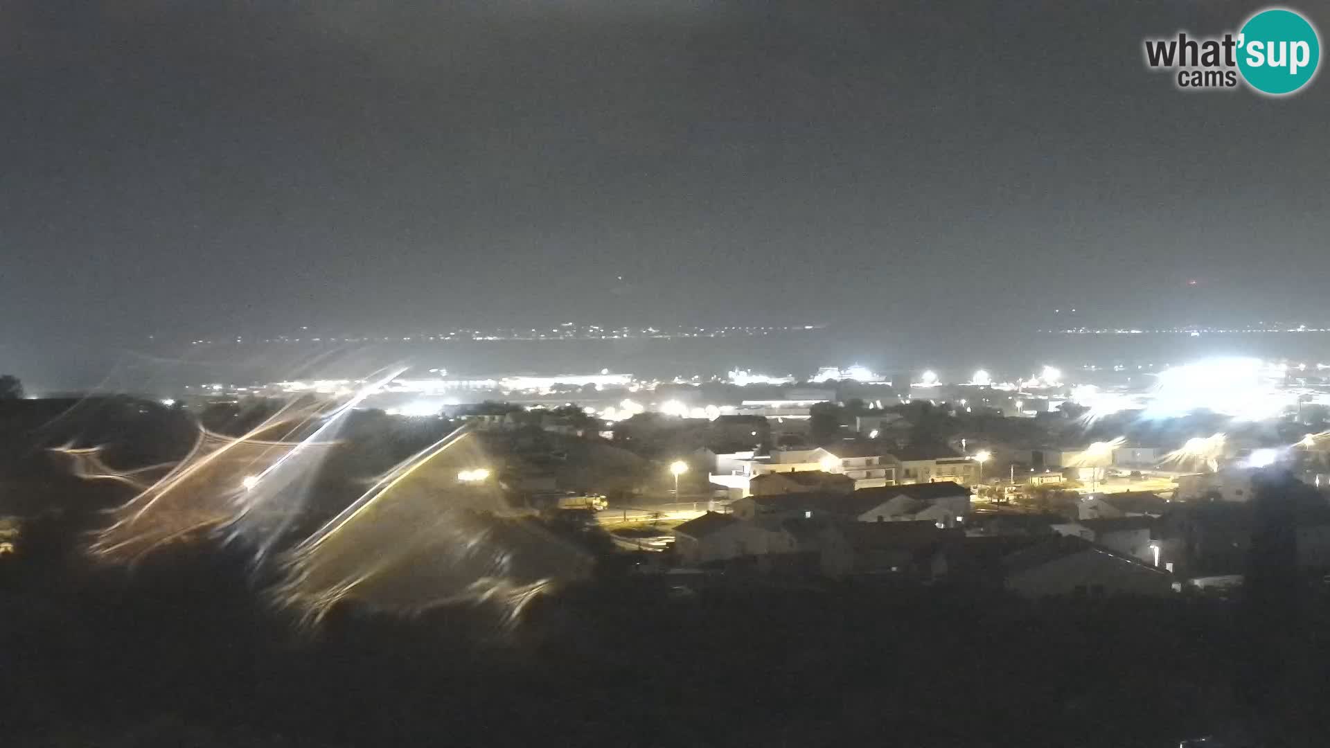 Panorama de la Webcam del Puerto Gazenica de Zadar, Zadar, Croacia