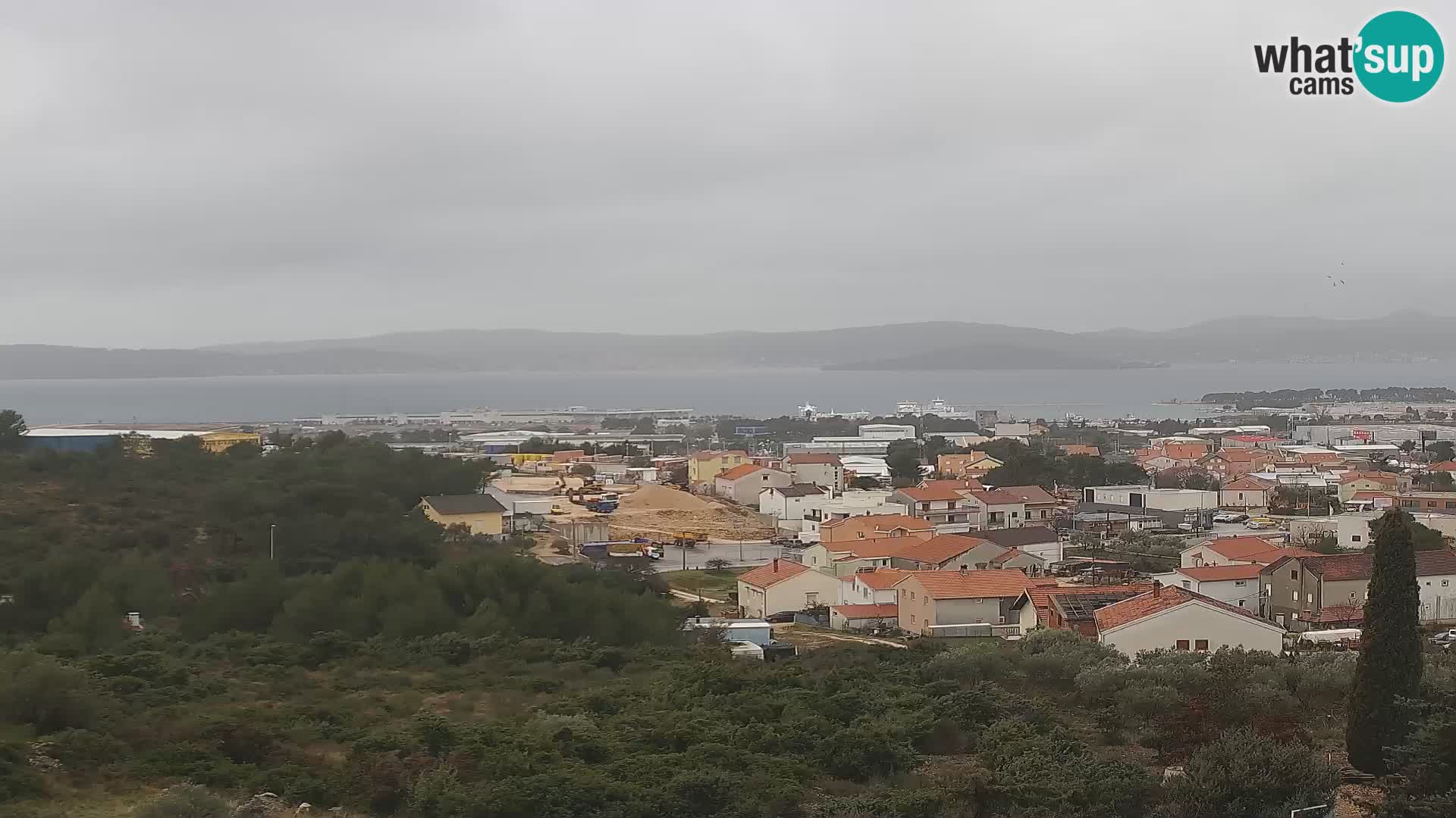 Panorama de la Webcam del Puerto Gazenica de Zadar, Zadar, Croacia