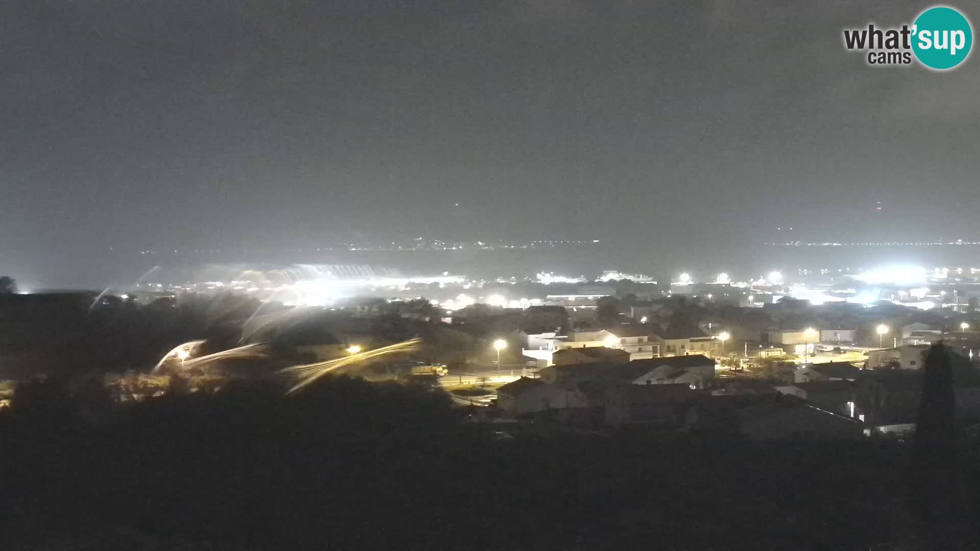 Panorama de la Webcam del Puerto Gazenica de Zadar, Zadar, Croacia