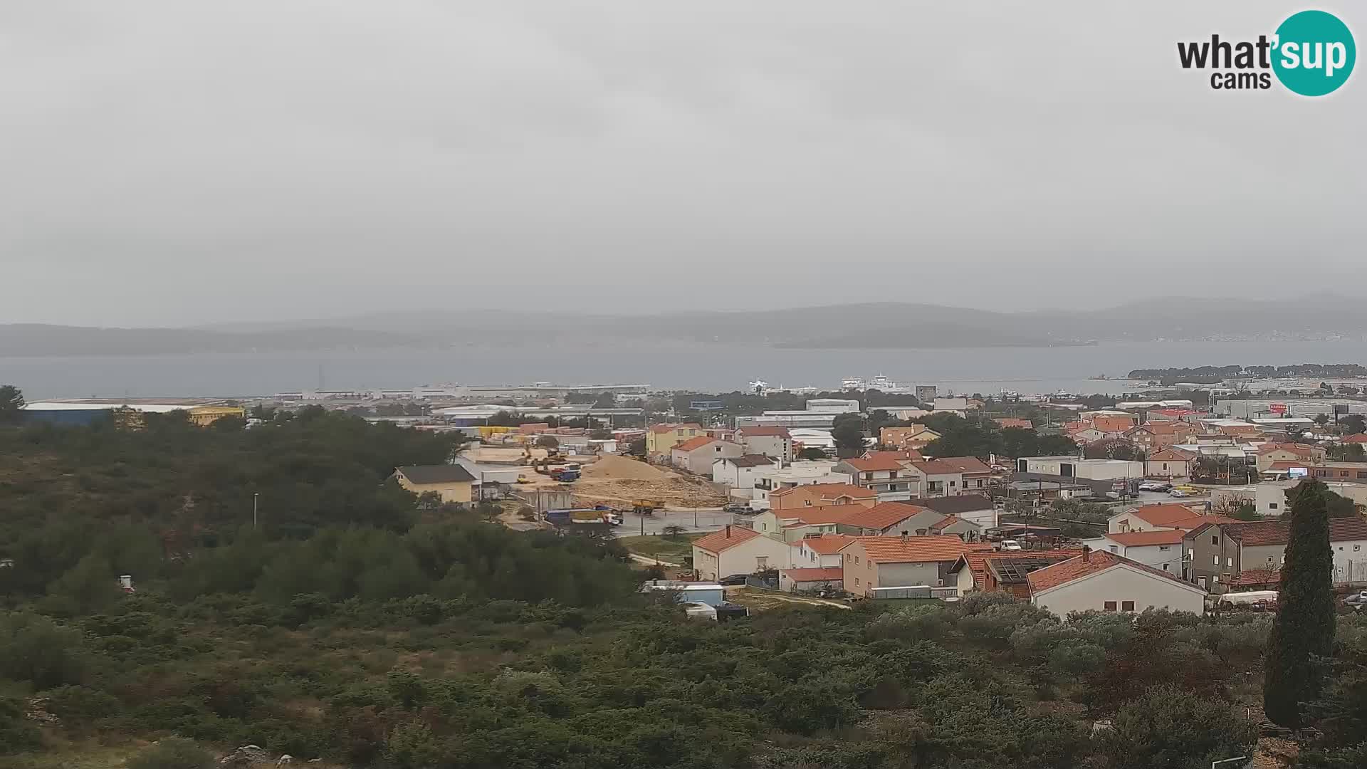Zadar Pristanišče Gazenica s panoramsko spletno kamero, Zadar, Hrvaška