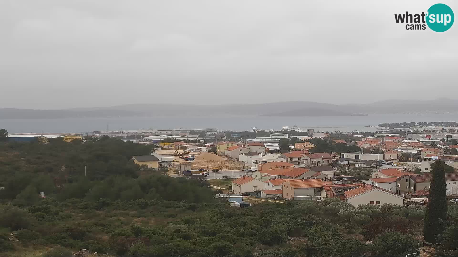 Zadar Pristanišče Gazenica s panoramsko spletno kamero, Zadar, Hrvaška