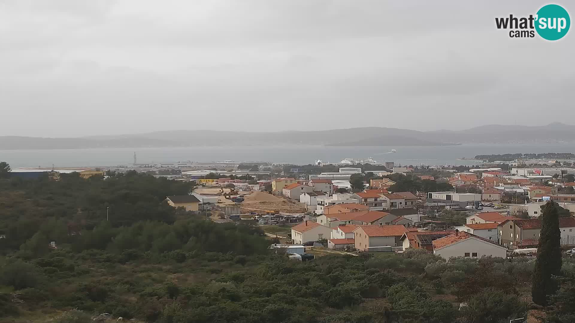 Panoramska web kamera Luke Gaženica u Zadru, Hrvatska