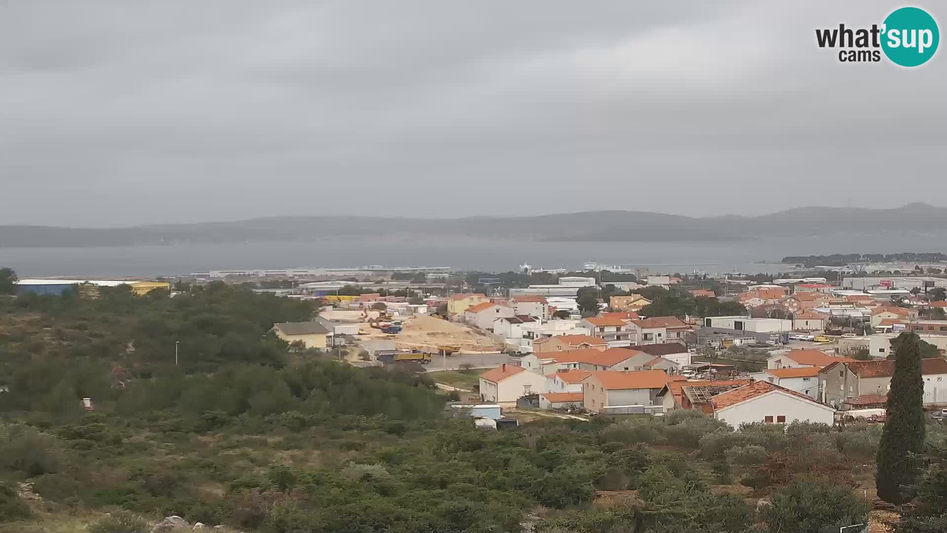 Zadar Pristanišče Gazenica s panoramsko spletno kamero, Zadar, Hrvaška