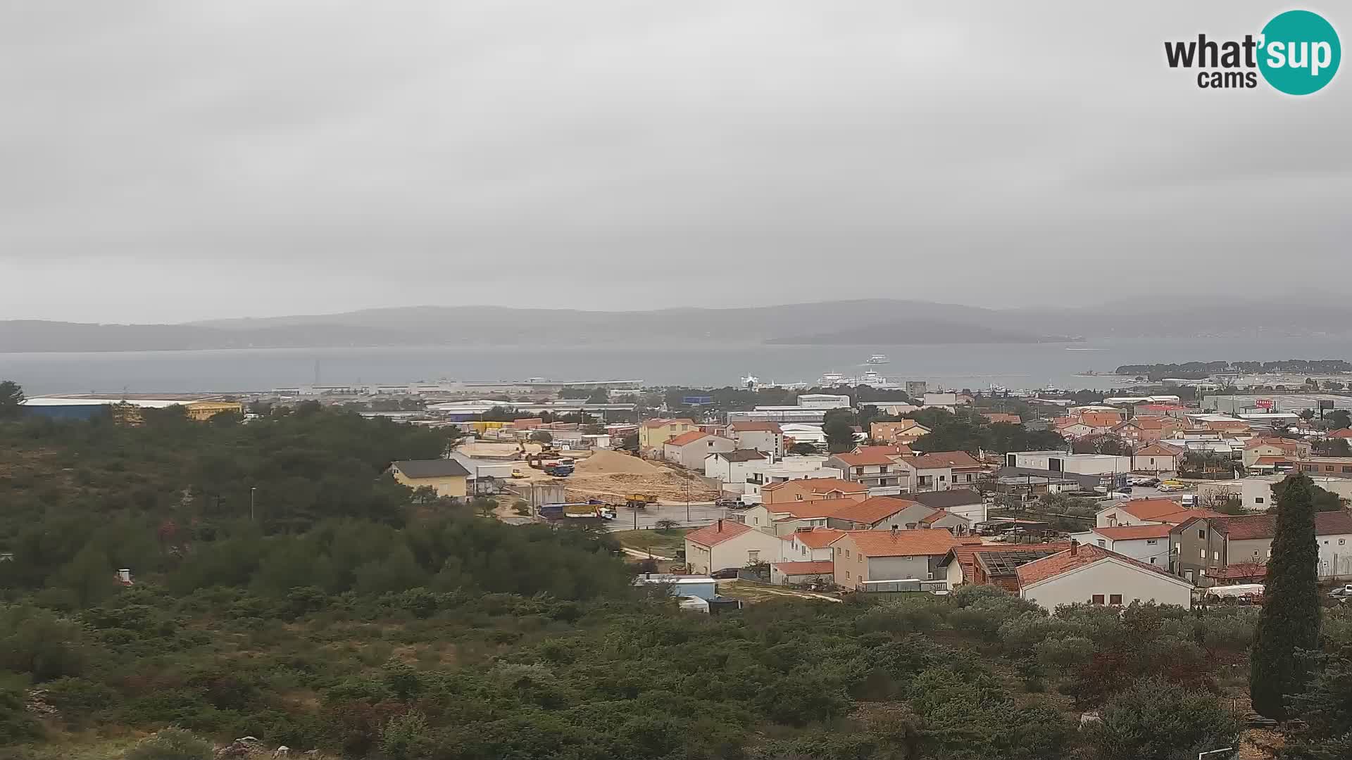 Zadar Port Gazenica Webcam Panorama, Zadar, Kroatien