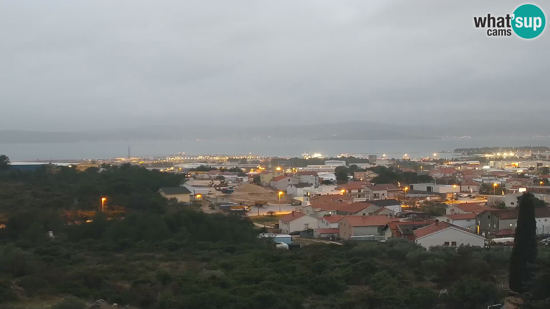 Zadar Port Gazenica Webcam Panorama, Zadar, Kroatien