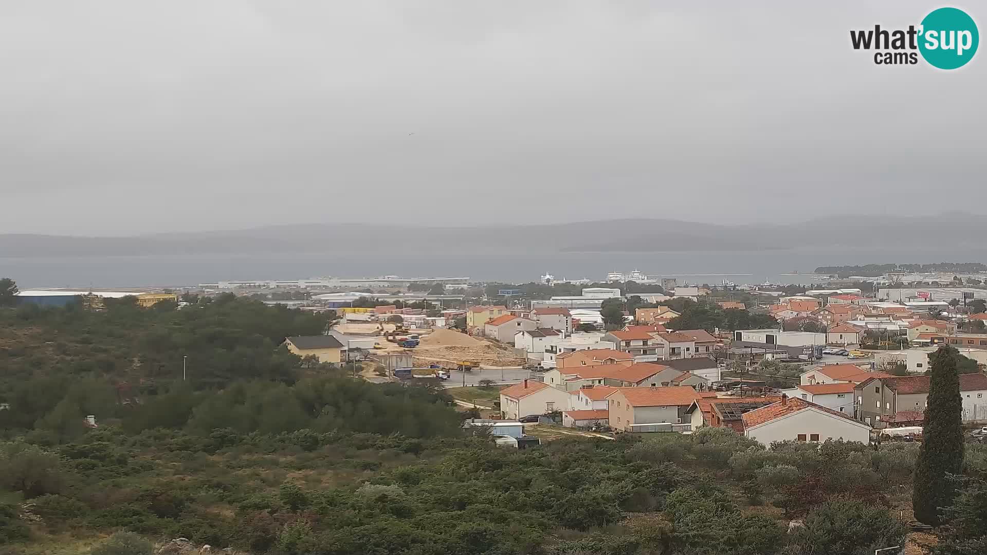 Zadar Pristanišče Gazenica s panoramsko spletno kamero, Zadar, Hrvaška