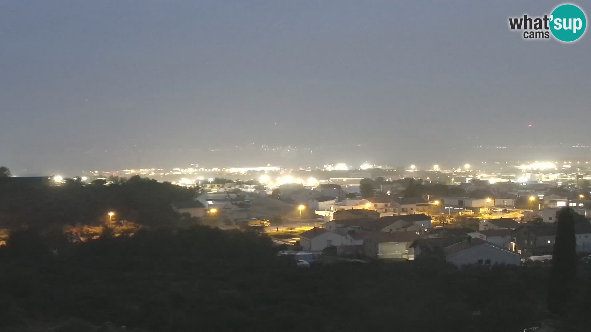 Panorama de la Webcam del Puerto Gazenica de Zadar, Zadar, Croacia