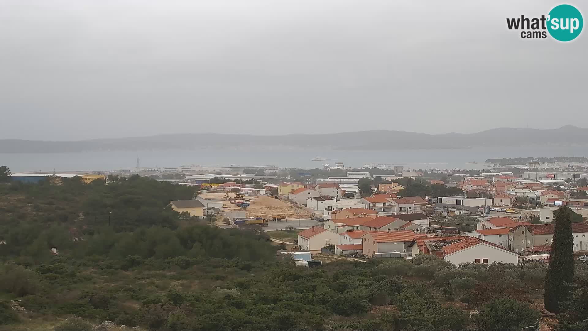 Panorama de la Webcam del Puerto Gazenica de Zadar, Zadar, Croacia