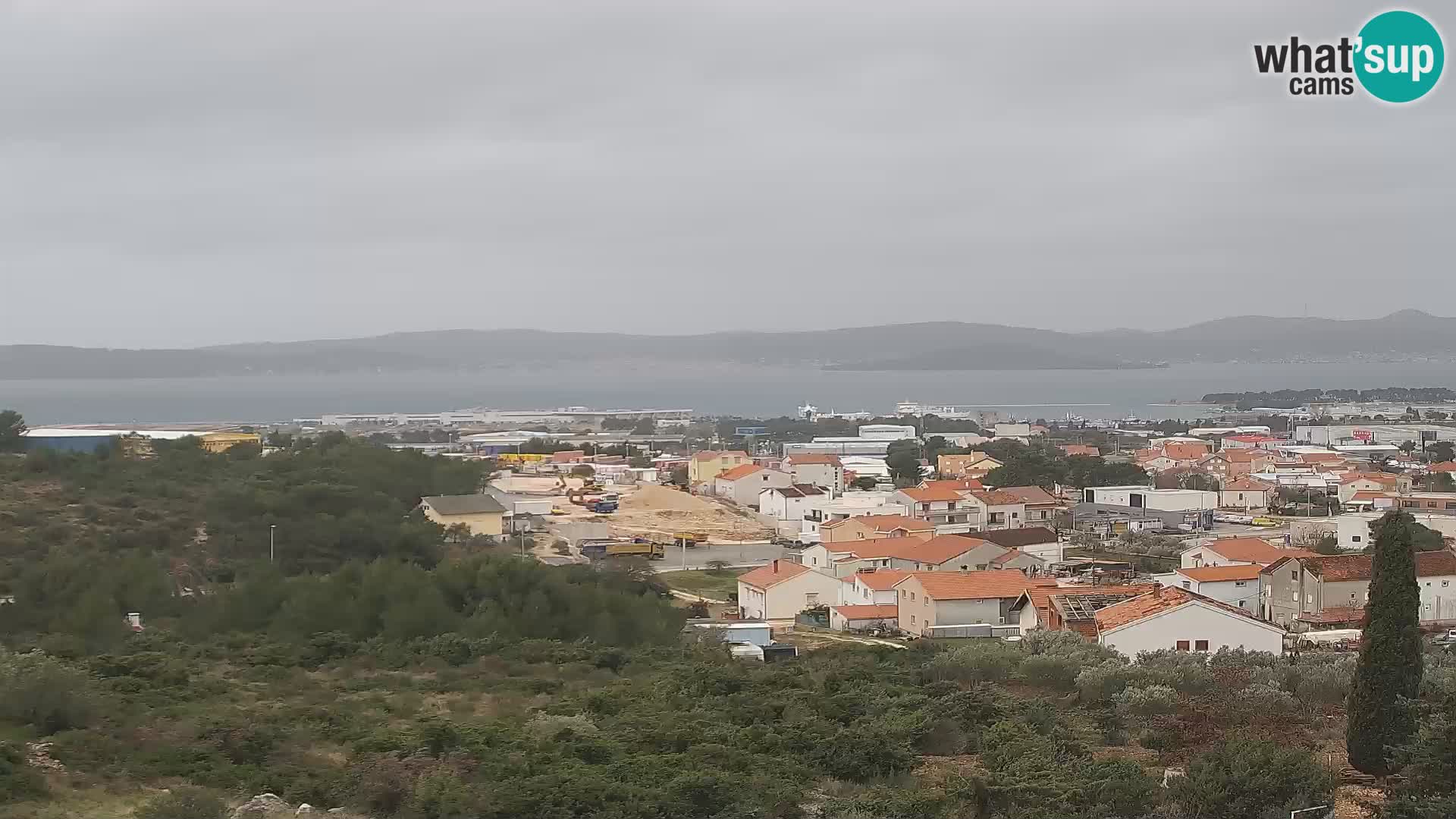 Zadar Port Gazenica Webcam Panorama, Zadar, Kroatien