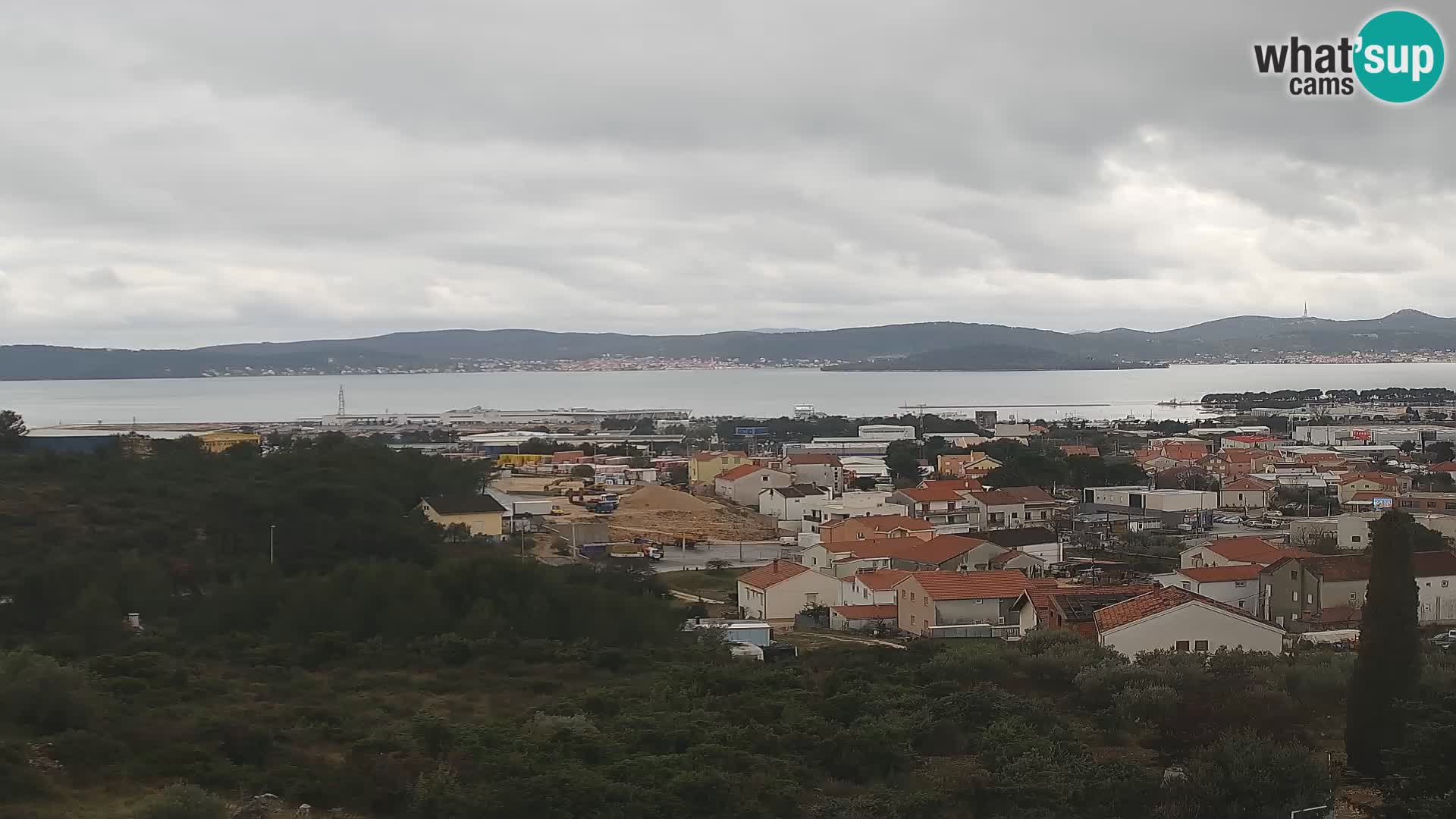 Zadar Pristanišče Gazenica s panoramsko spletno kamero, Zadar, Hrvaška