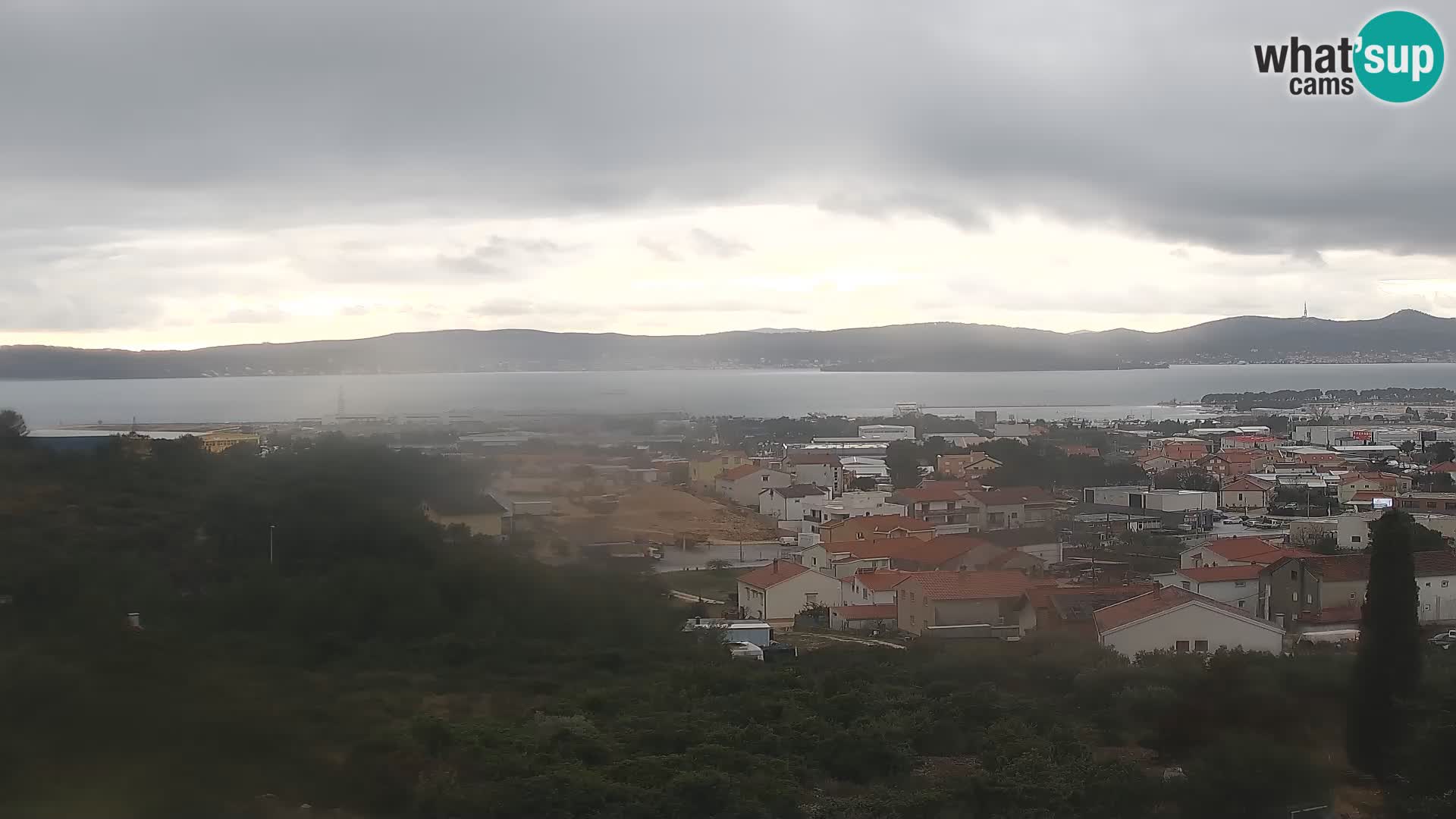 Panoramska web kamera Luke Gaženica u Zadru, Hrvatska