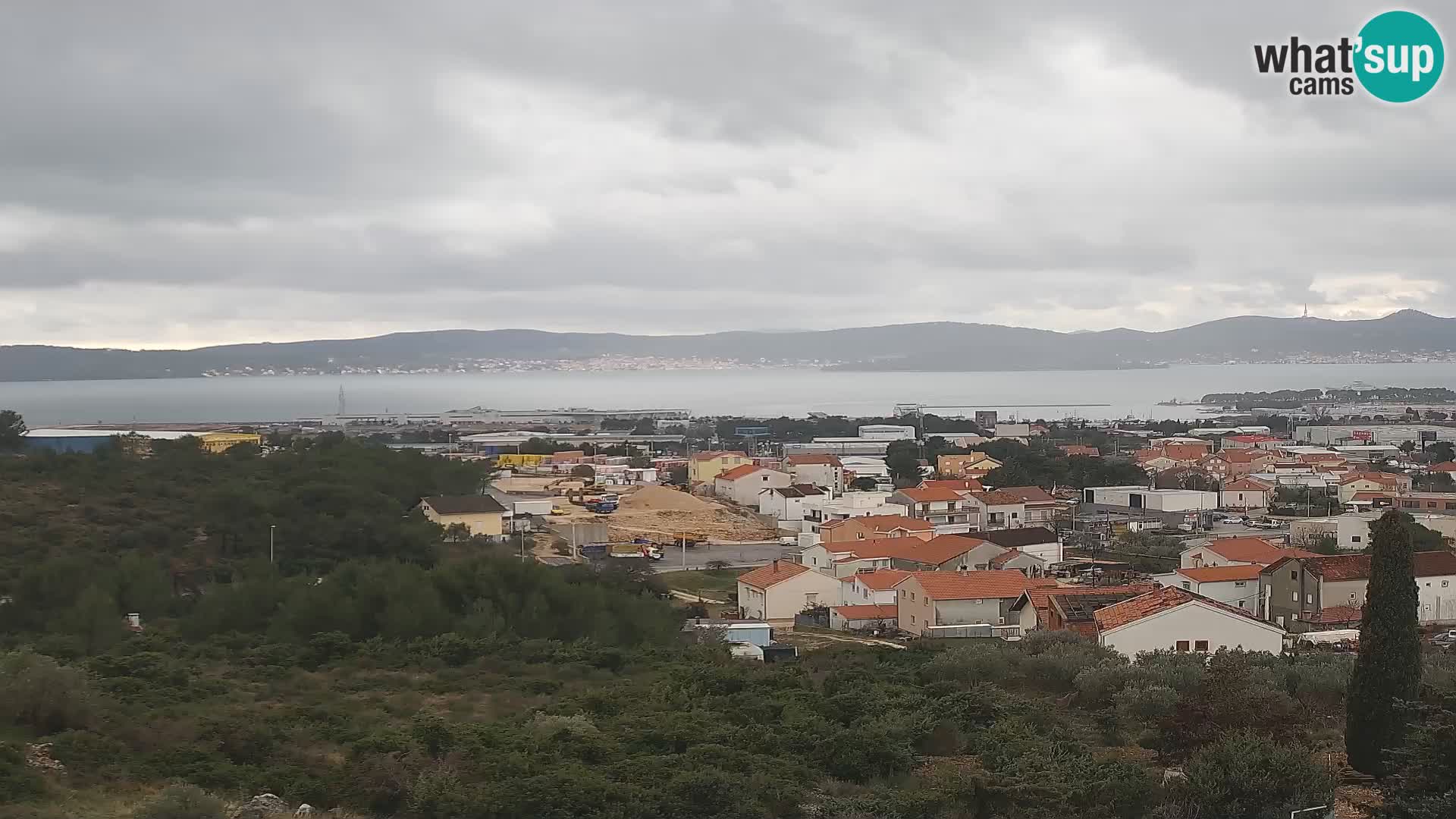 Panoramska web kamera Luke Gaženica u Zadru, Hrvatska