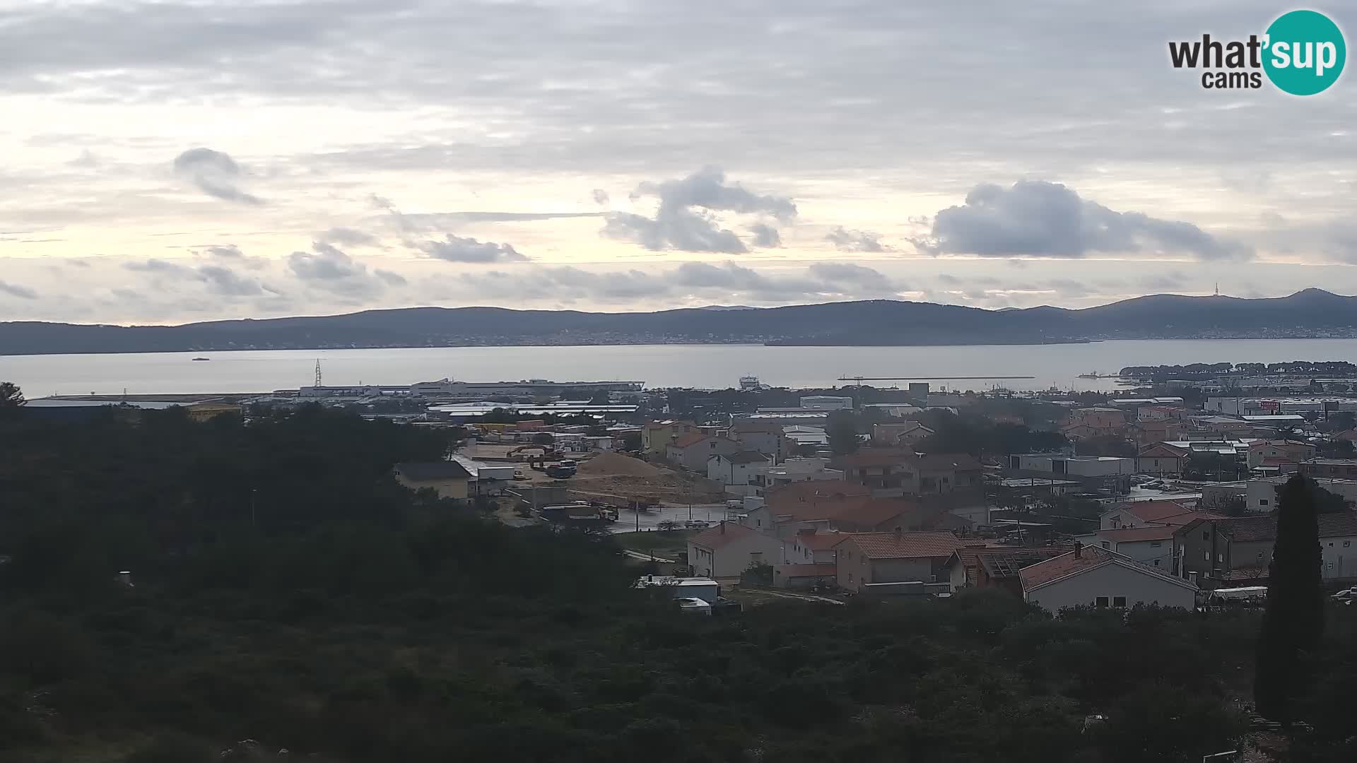 Zadar Port Gazenica Webcam Panorama, Zadar, Kroatien