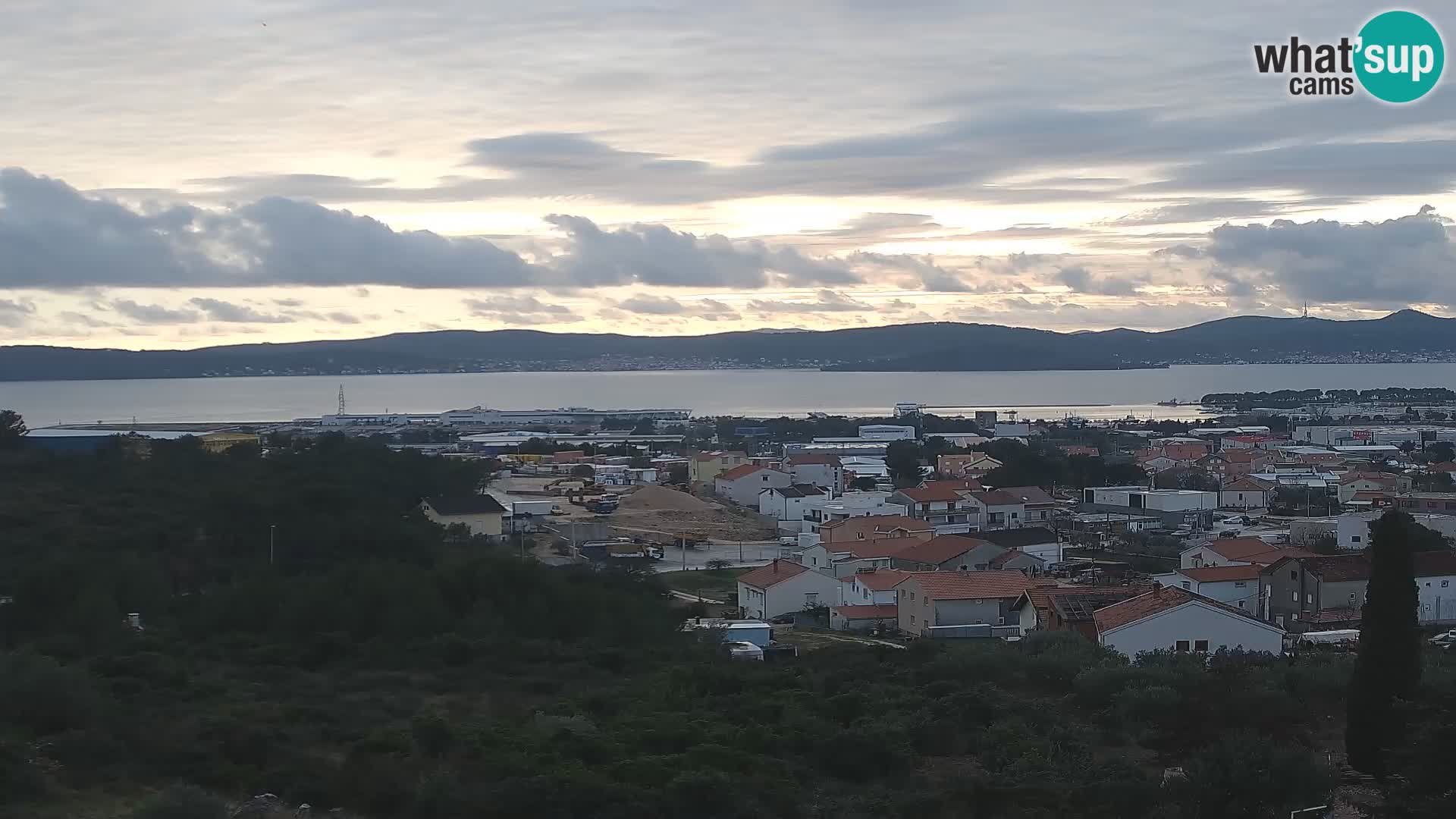 Zadar Pristanišče Gazenica s panoramsko spletno kamero, Zadar, Hrvaška