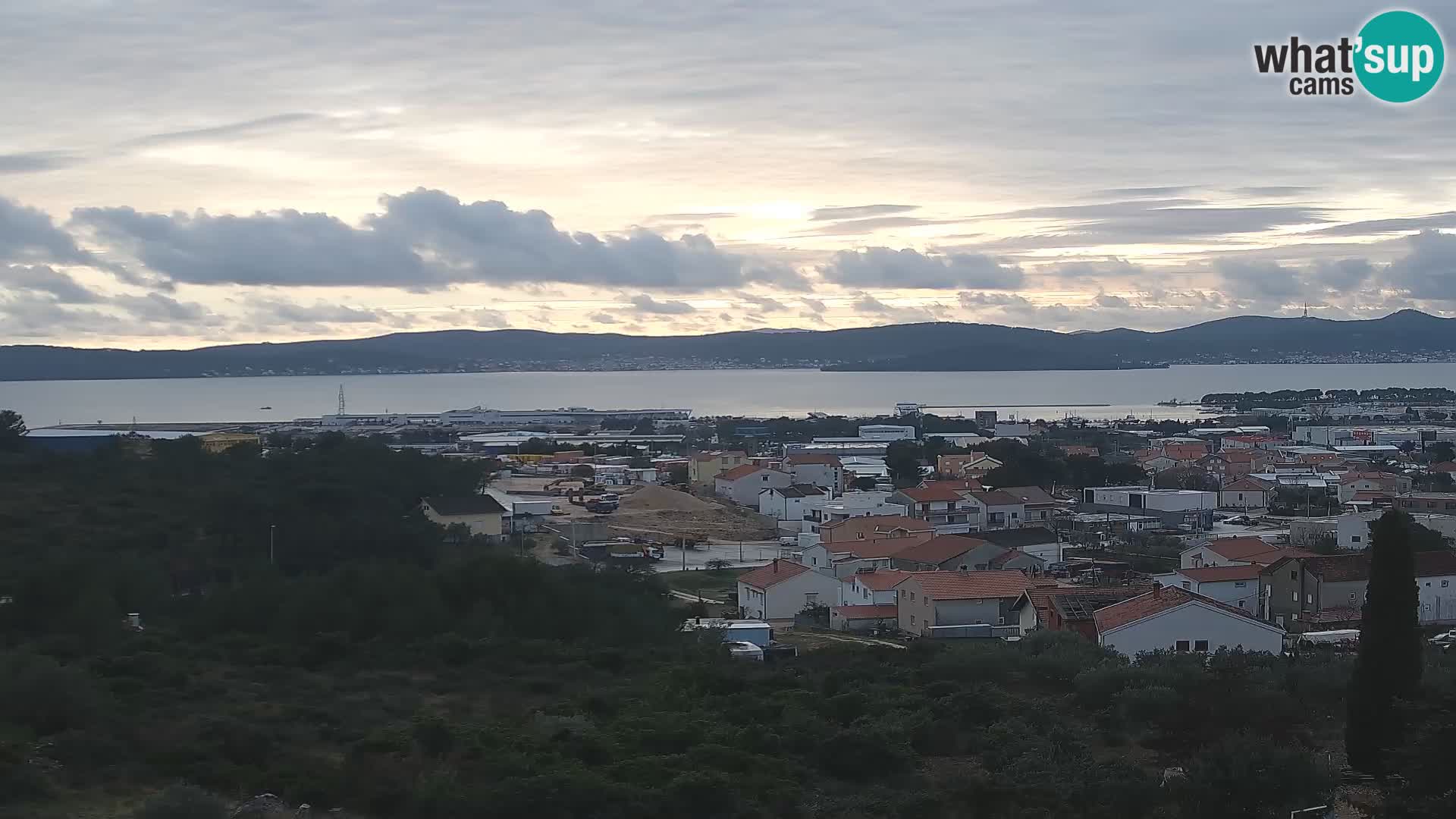Zadar Pristanišče Gazenica s panoramsko spletno kamero, Zadar, Hrvaška