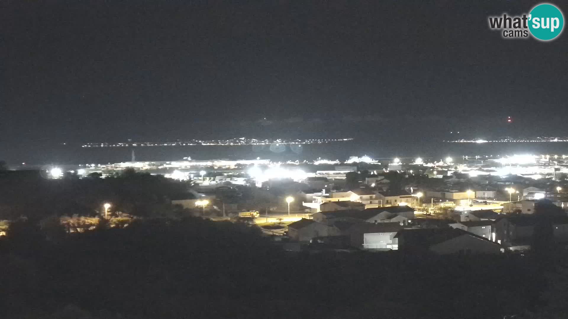 Panorama de la Webcam del Puerto Gazenica de Zadar, Zadar, Croacia