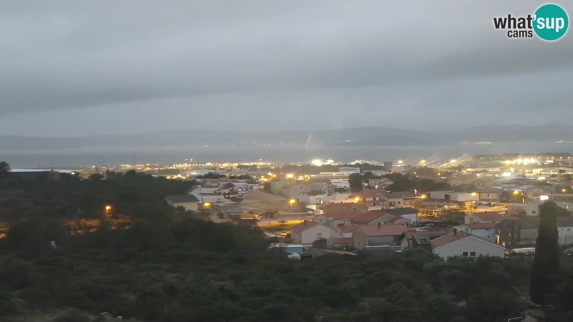 Panoramska web kamera Luke Gaženica u Zadru, Hrvatska