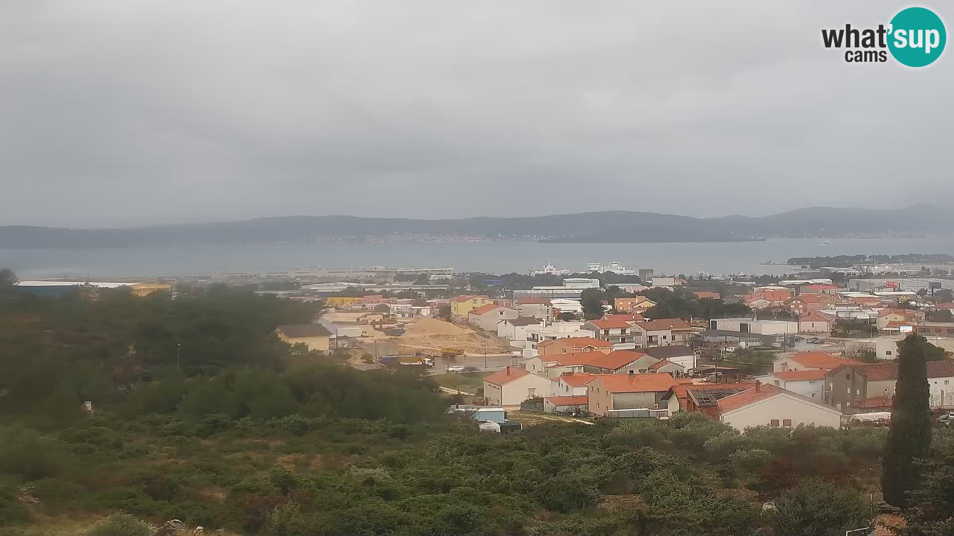Zadar Port Gazenica Webcam Panorama, Zadar, Kroatien