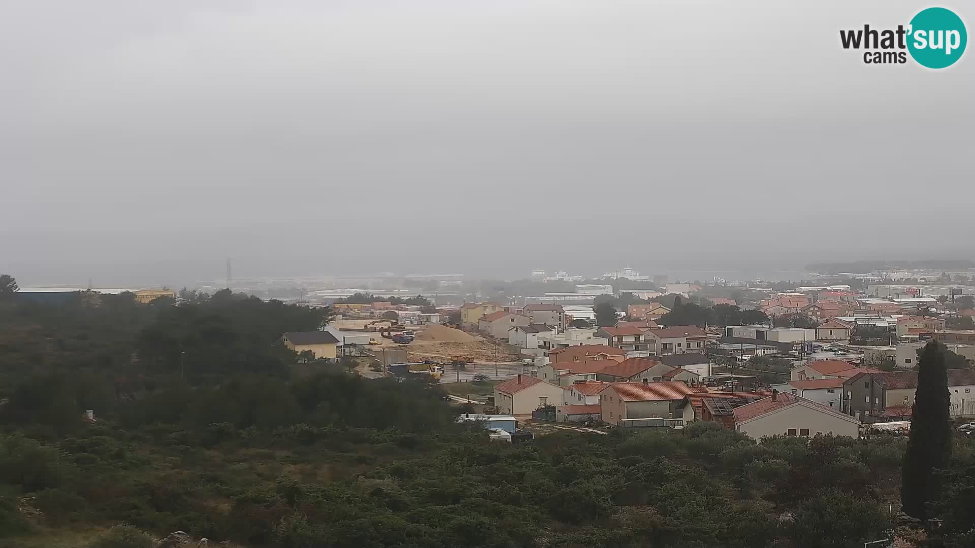 Panorama de la Webcam del Puerto Gazenica de Zadar, Zadar, Croacia