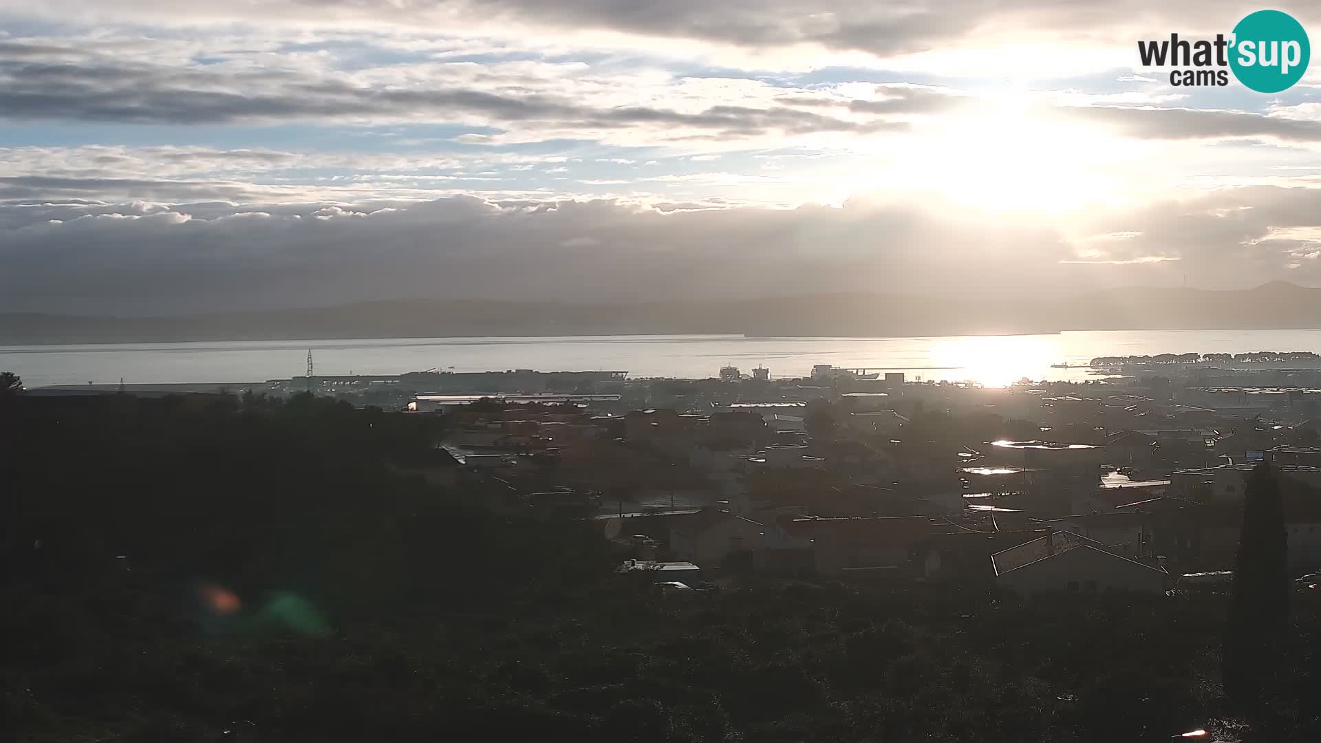 Panorama de la Webcam del Puerto Gazenica de Zadar, Zadar, Croacia